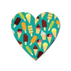 Summer Treats Heart Magnet by Bigfootshirtshop