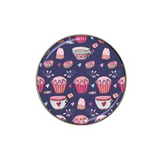 Afternoon Tea And Sweets Hat Clip Ball Marker (4 Pack) by Bigfootshirtshop