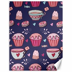 Afternoon Tea And Sweets Canvas 12  X 16   by Bigfootshirtshop