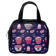 Afternoon Tea And Sweets Classic Handbags (one Side) by Bigfootshirtshop