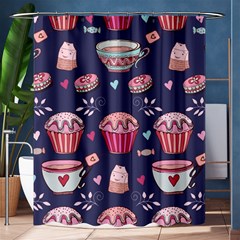 Afternoon Tea And Sweets Shower Curtain 60  X 72  (medium)  by Bigfootshirtshop