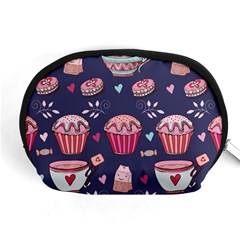 Afternoon Tea And Sweets Accessory Pouches (medium)  by Bigfootshirtshop