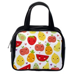 Happy Fruits Pattern Classic Handbags (one Side) by Bigfootshirtshop