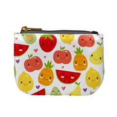 Happy Fruits Pattern Mini Coin Purses by Bigfootshirtshop