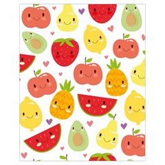 Happy Fruits Pattern Drawstring Bag (small) by Bigfootshirtshop