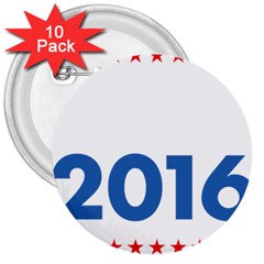 Wtf? 2016 3  Buttons (10 Pack)  by dreiser