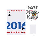 WTF? 2016 Playing Cards 54 (Mini)  Front - Spade2