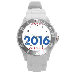 Wtf? 2016 Round Plastic Sport Watch (l) by dreiser