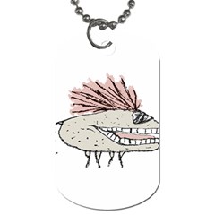 Monster Rat Hand Draw Illustration Dog Tag (one Side) by dflcprints