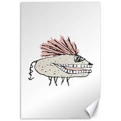 Monster Rat Hand Draw Illustration Canvas 12  X 18   by dflcprints