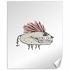 Monster Rat Hand Draw Illustration Canvas 16  X 20   by dflcprints