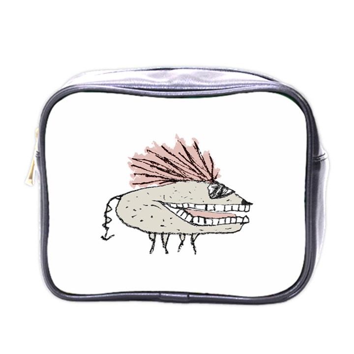 Monster Rat Hand Draw Illustration Mini Toiletries Bags