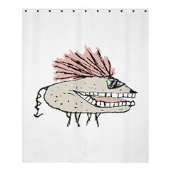 Monster Rat Hand Draw Illustration Shower Curtain 60  X 72  (medium)  by dflcprints