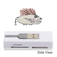 Monster Rat Hand Draw Illustration Memory Card Reader (stick)  by dflcprints