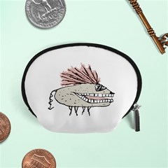 Monster Rat Hand Draw Illustration Accessory Pouches (small)  by dflcprints