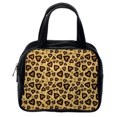 Leopard Heart 01 Classic Handbags (one Side) by jumpercat