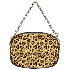 Leopard Heart 01 Chain Purses (one Side)  by jumpercat