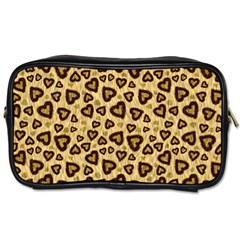 Leopard Heart 01 Toiletries Bags by jumpercat