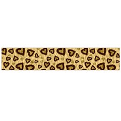 Leopard Heart 01 Large Flano Scarf  by jumpercat