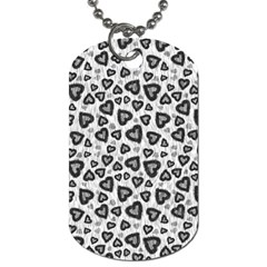 Leopard Heart 02 Dog Tag (two Sides) by jumpercat