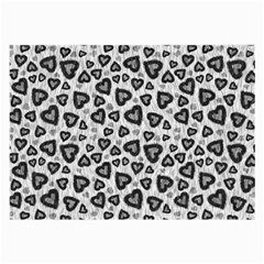 Leopard Heart 02 Large Glasses Cloth (2-side) by jumpercat