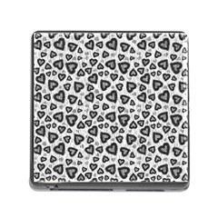 Leopard Heart 02 Memory Card Reader (square) by jumpercat