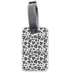 Leopard Heart 02 Luggage Tags (two Sides) by jumpercat