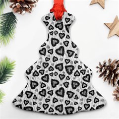 Leopard Heart 02 Ornament (christmas Tree)  by jumpercat