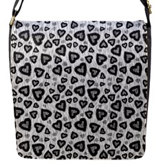 Leopard Heart 02 Flap Messenger Bag (s) by jumpercat