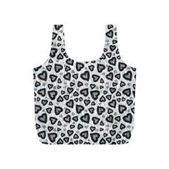 Leopard Heart 02 Full Print Recycle Bags (s)  by jumpercat