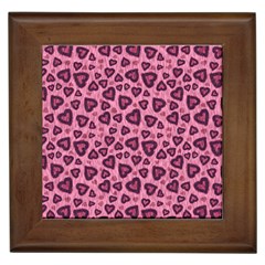 Leopard Heart 03 Framed Tiles by jumpercat