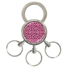 Leopard Heart 03 3-ring Key Chains by jumpercat