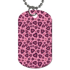 Leopard Heart 03 Dog Tag (two Sides) by jumpercat