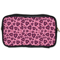 Leopard Heart 03 Toiletries Bags 2-side by jumpercat