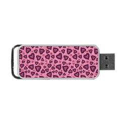 Leopard Heart 03 Portable Usb Flash (one Side) by jumpercat