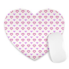 Pixel Hearts Heart Mousepads by jumpercat