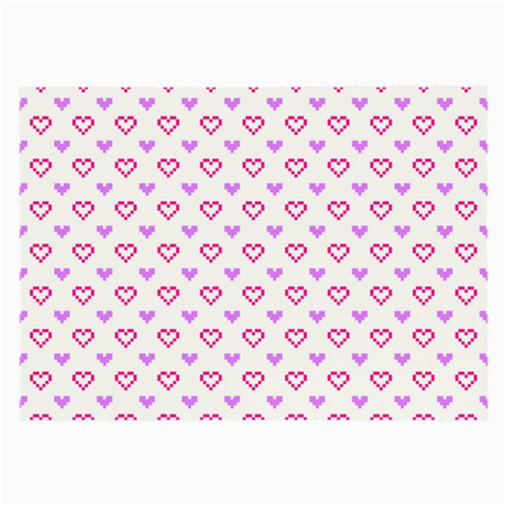 Pixel Hearts Large Glasses Cloth