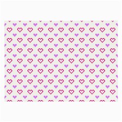 Pixel Hearts Large Glasses Cloth (2-side) by jumpercat