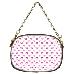 Pixel Hearts Chain Purses (one Side)  by jumpercat