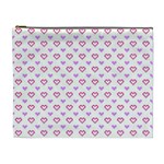 Pixel Hearts Cosmetic Bag (XL) Front