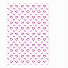 Pixel Hearts Small Garden Flag (two Sides) by jumpercat