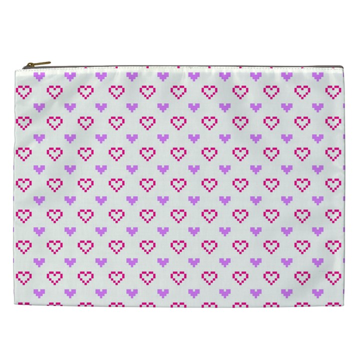 Pixel Hearts Cosmetic Bag (XXL) 