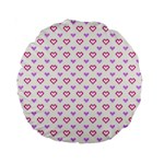 Pixel Hearts Standard 15  Premium Round Cushions Front