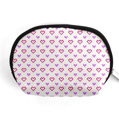 Pixel Hearts Accessory Pouches (medium)  by jumpercat