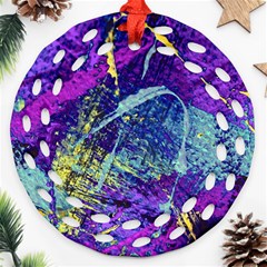 Ink Splash 01 Ornament (round Filigree) by jumpercat