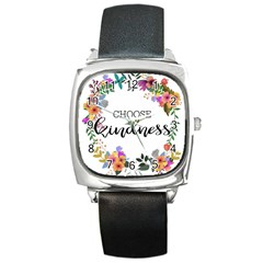 Choose Kidness Square Metal Watch by SweetLittlePrint