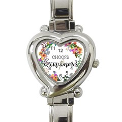 Choose Kidness Heart Italian Charm Watch by SweetLittlePrint