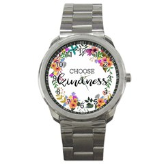 Choose Kidness Sport Metal Watch by SweetLittlePrint