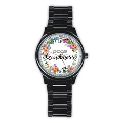 Choose Kidness Stainless Steel Round Watch by SweetLittlePrint