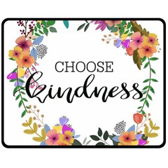 Choose Kidness Double Sided Fleece Blanket (medium)  by SweetLittlePrint